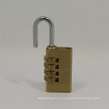 4 Dials Combinação de latão Padlocks Código Locks Senha Pad Lock (110284)